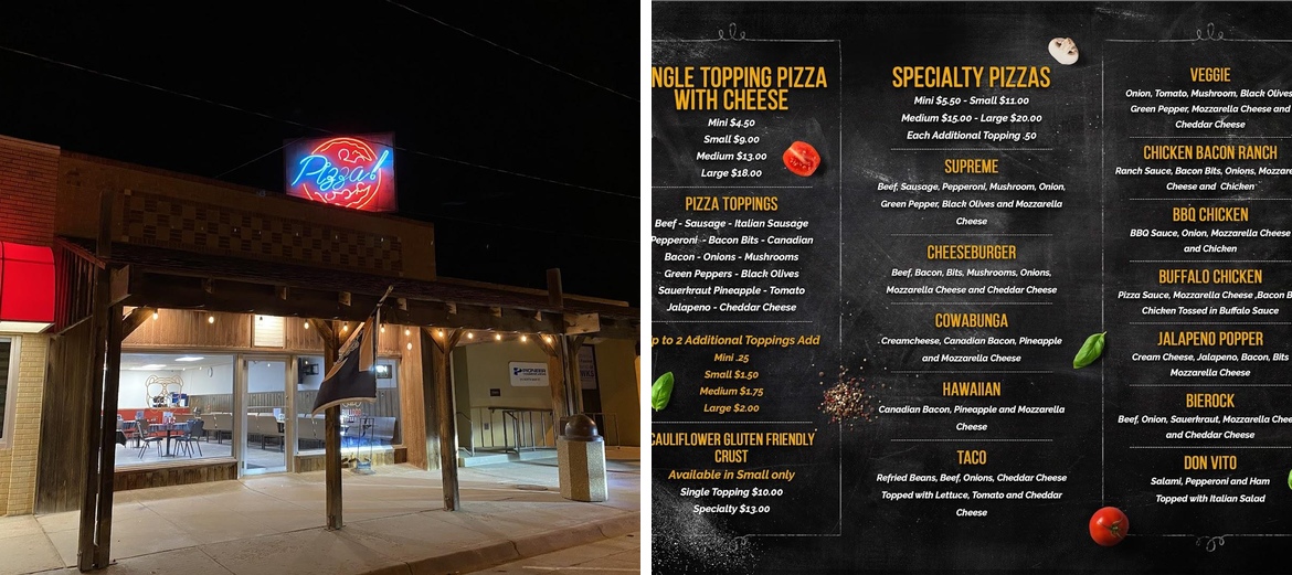 Bulldog Pizzeria Menu