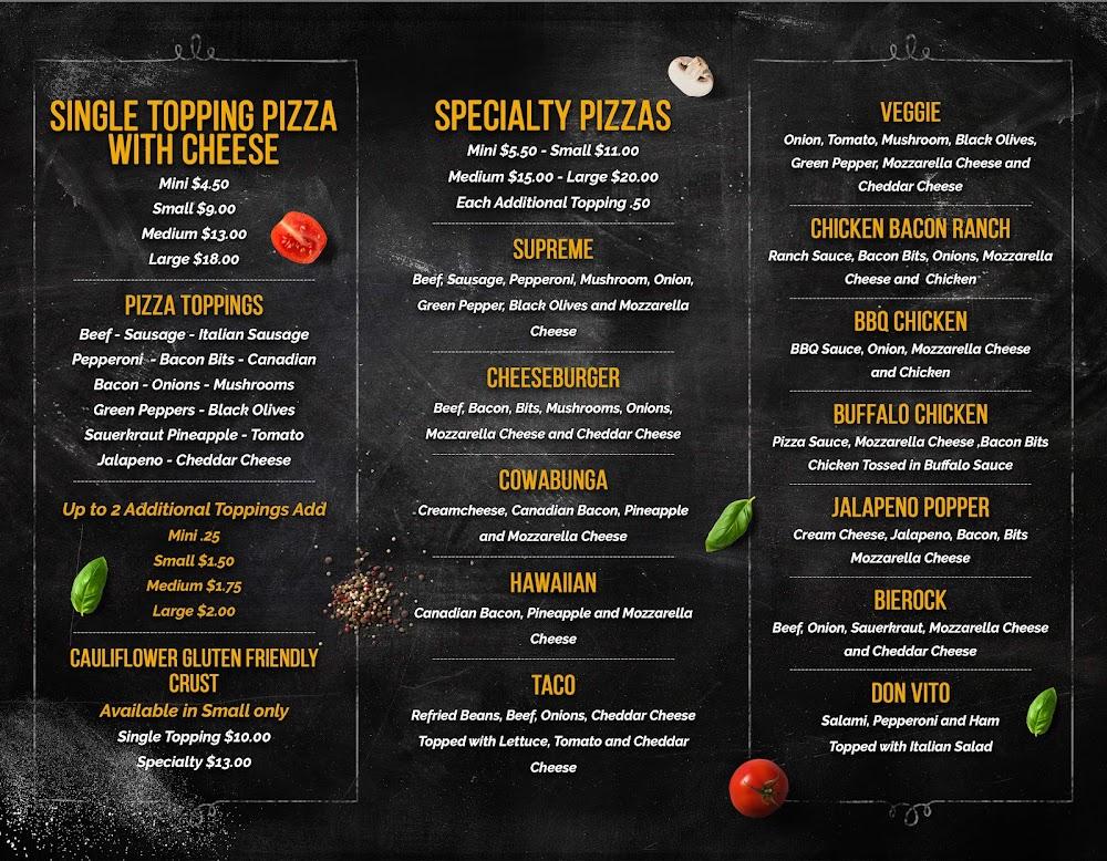 Bulldog Pizzeria Menu image 1